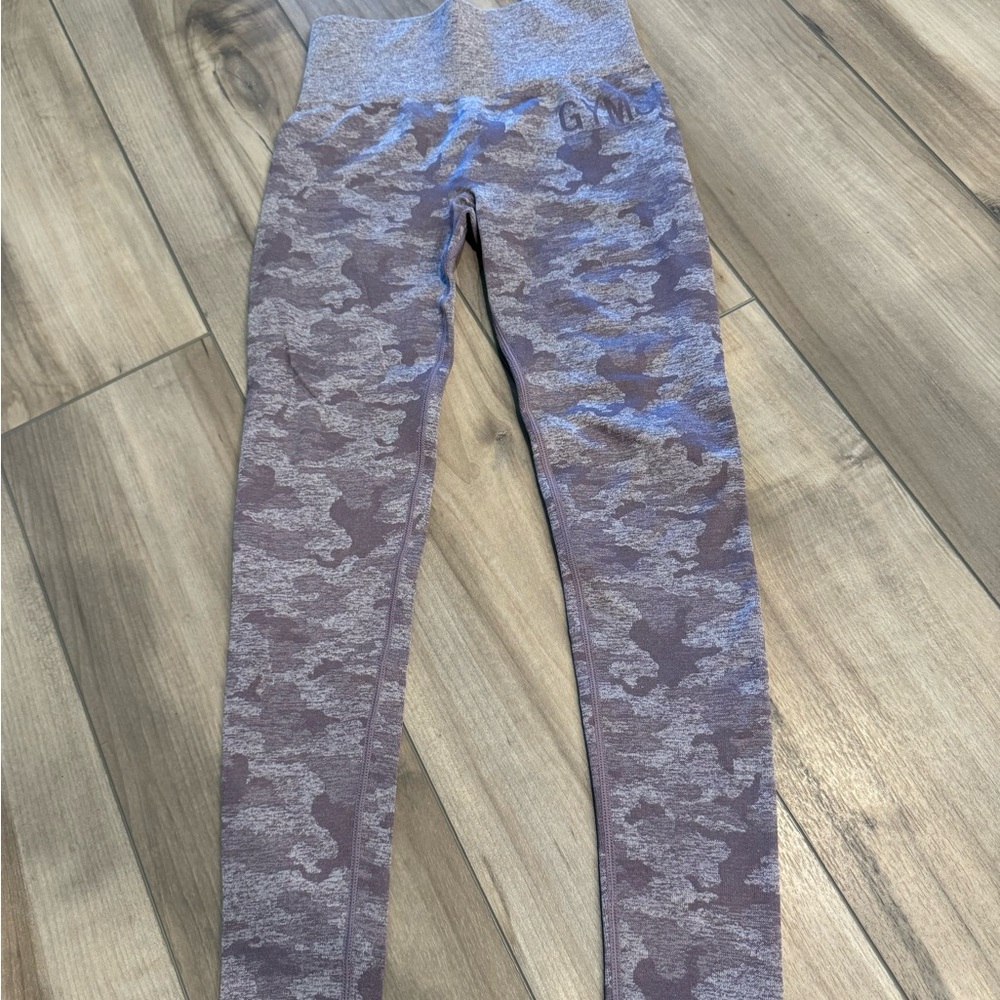 gymshark lavender purple camo leggings